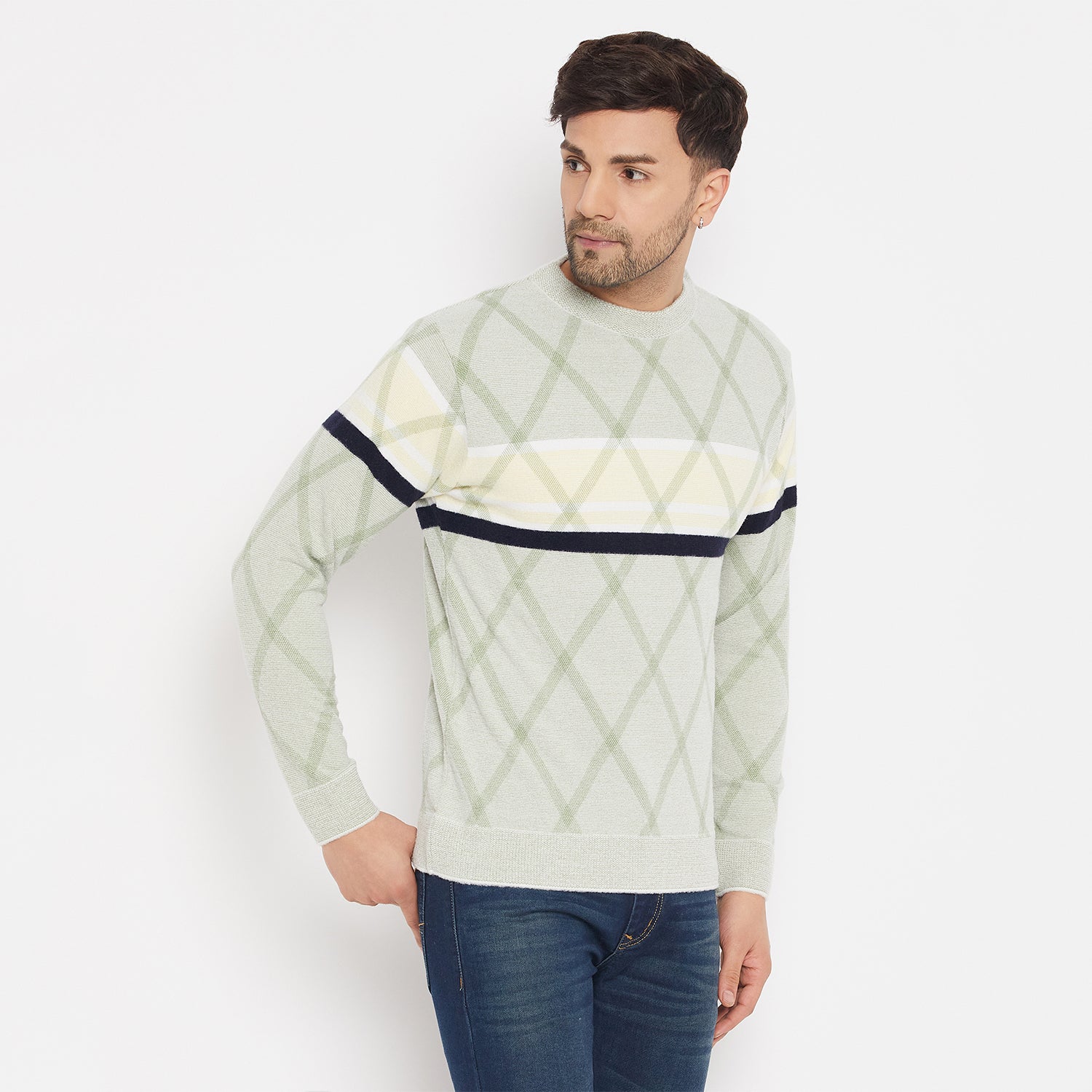 Duke Urban Men Full Sleeve Round Neck Pullover (SDS2105)
