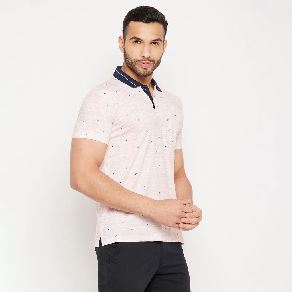 Duke Stardust Men Half Sleeve Polo Neck Cotton T-shirt (4260)