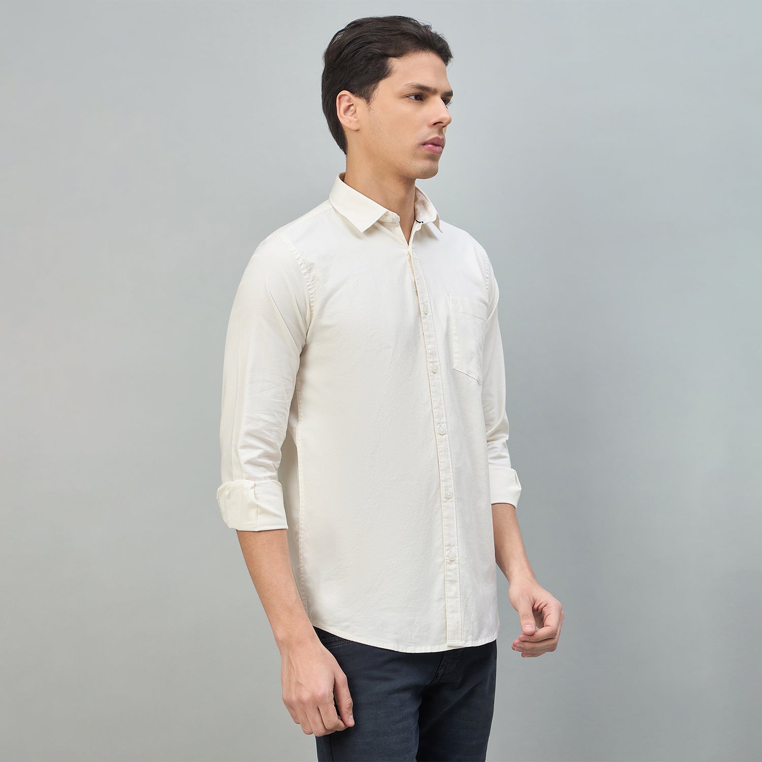 Duke Urban Men Pure Cotton Slim Fit Full Sleeve Casual Shirt (SDO5PLK)