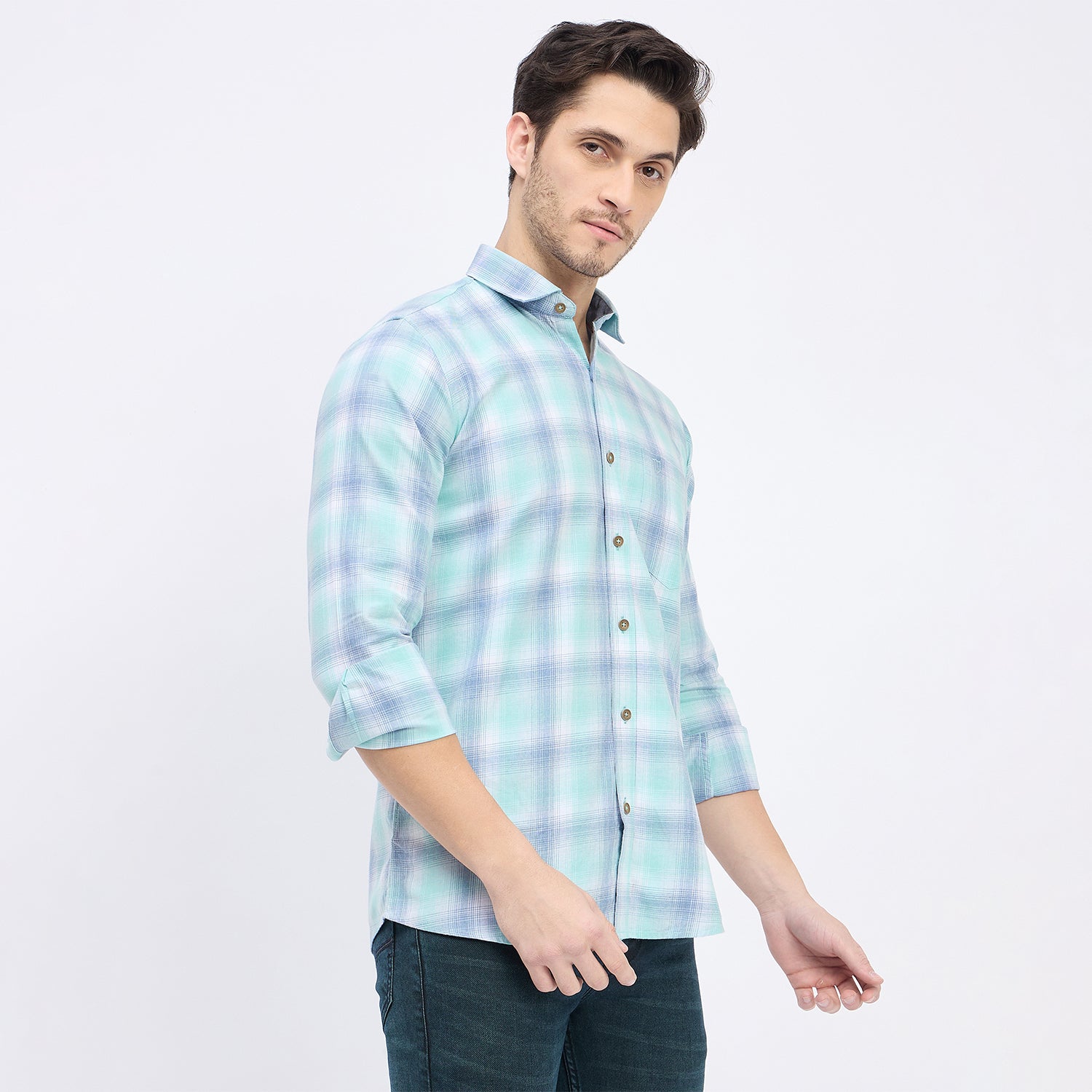 Duke Urban Men Full Sleeve Cotton Shirt (SDO8CKY)