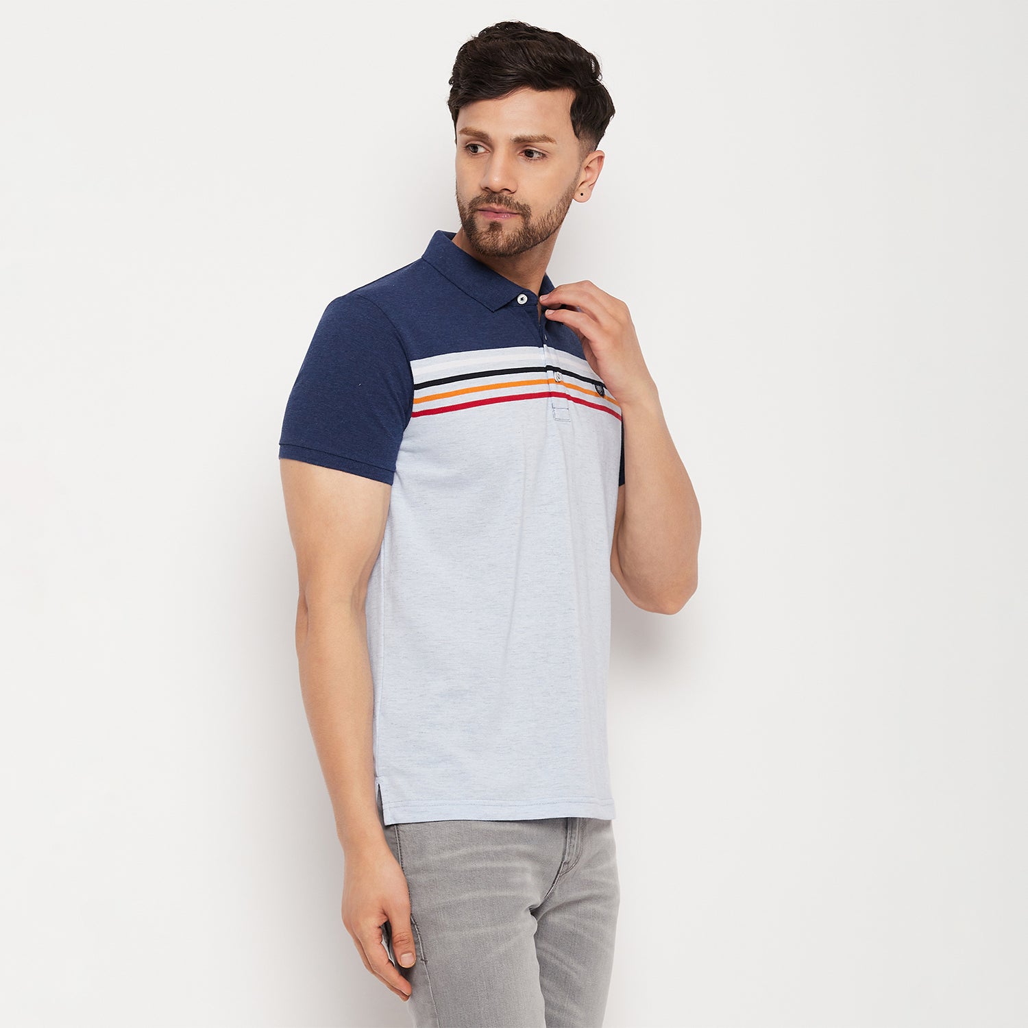 Duke Stardust Men Half Sleeve Cotton T-shirt (LF7018)