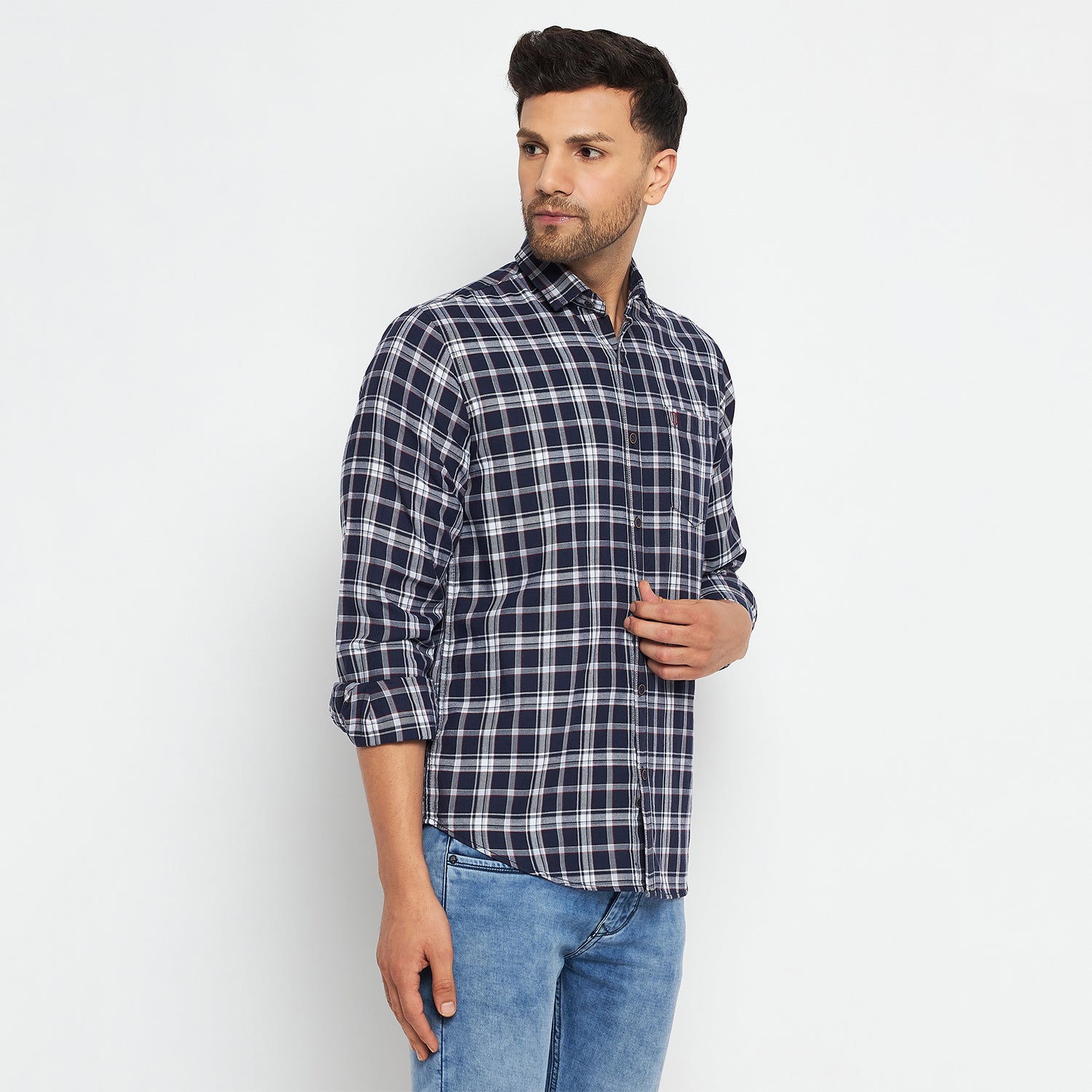 Duke Stardust Men Full Sleeve Cotton Shirts (SDO5CKT)