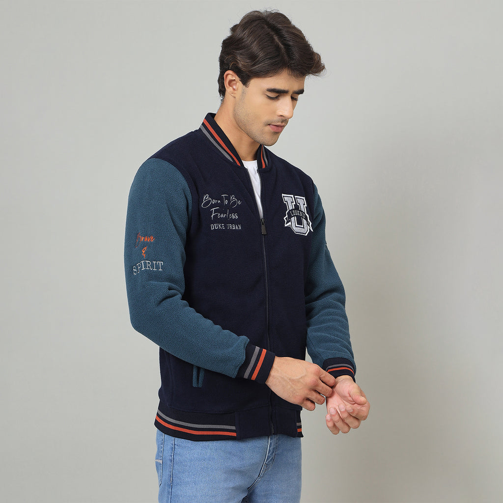 Duke Urban Men Full Zip Regular Sweatshirt (LF6426)