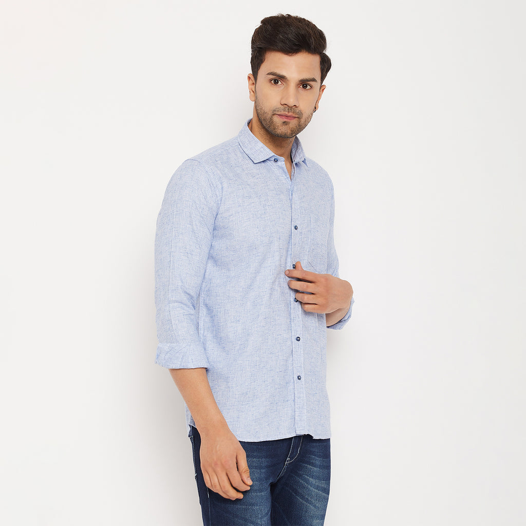 Duke Men Stardust Cotton Full Sleeve Shirt (SDO8PCDL)