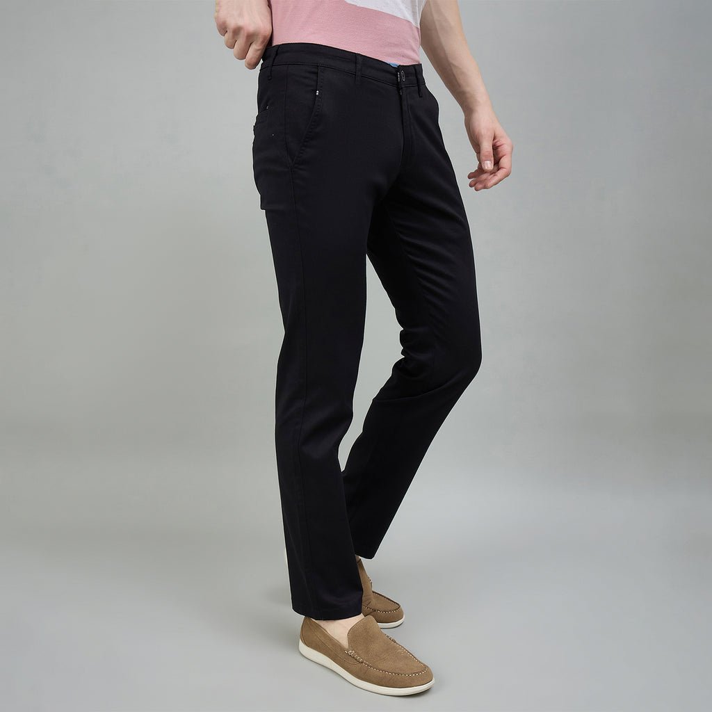Duke Urban Men Flatfront Narrowfit Non-denim Casual Trouser (SDT4667)