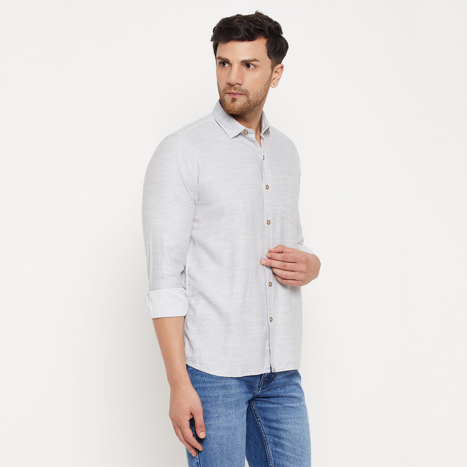 Duke Urban Men Full Sleeve Cotton Shirts (SDO8PLT)