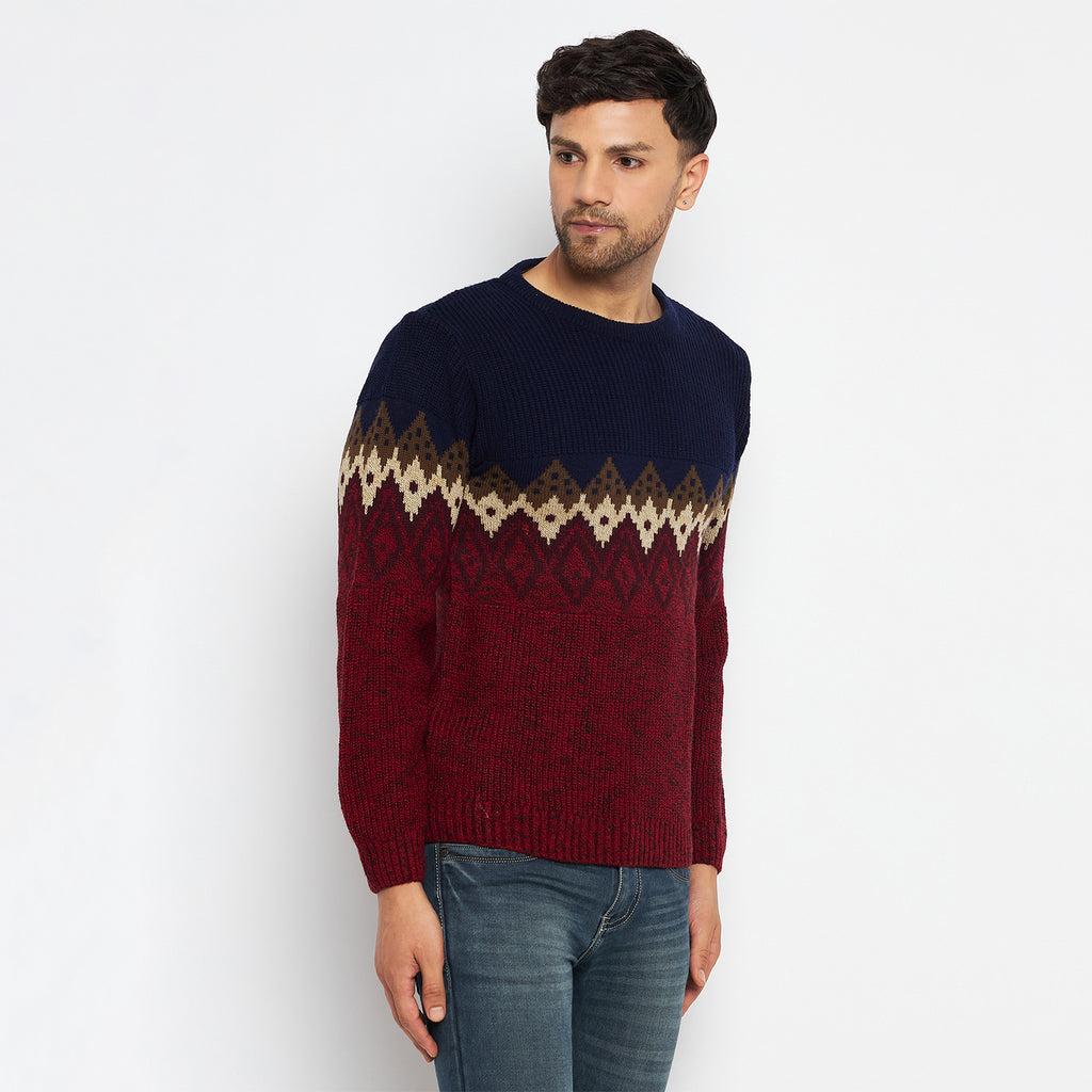 Duke Stardust Men Full Sleeve Round Neck Pullover (SDS648)