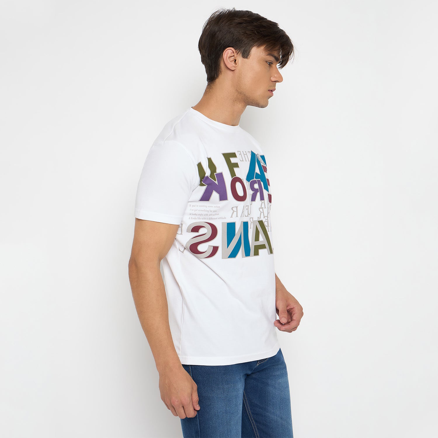 Duke Urban Men Half Sleeve Cotton T-shirt (LF7053)