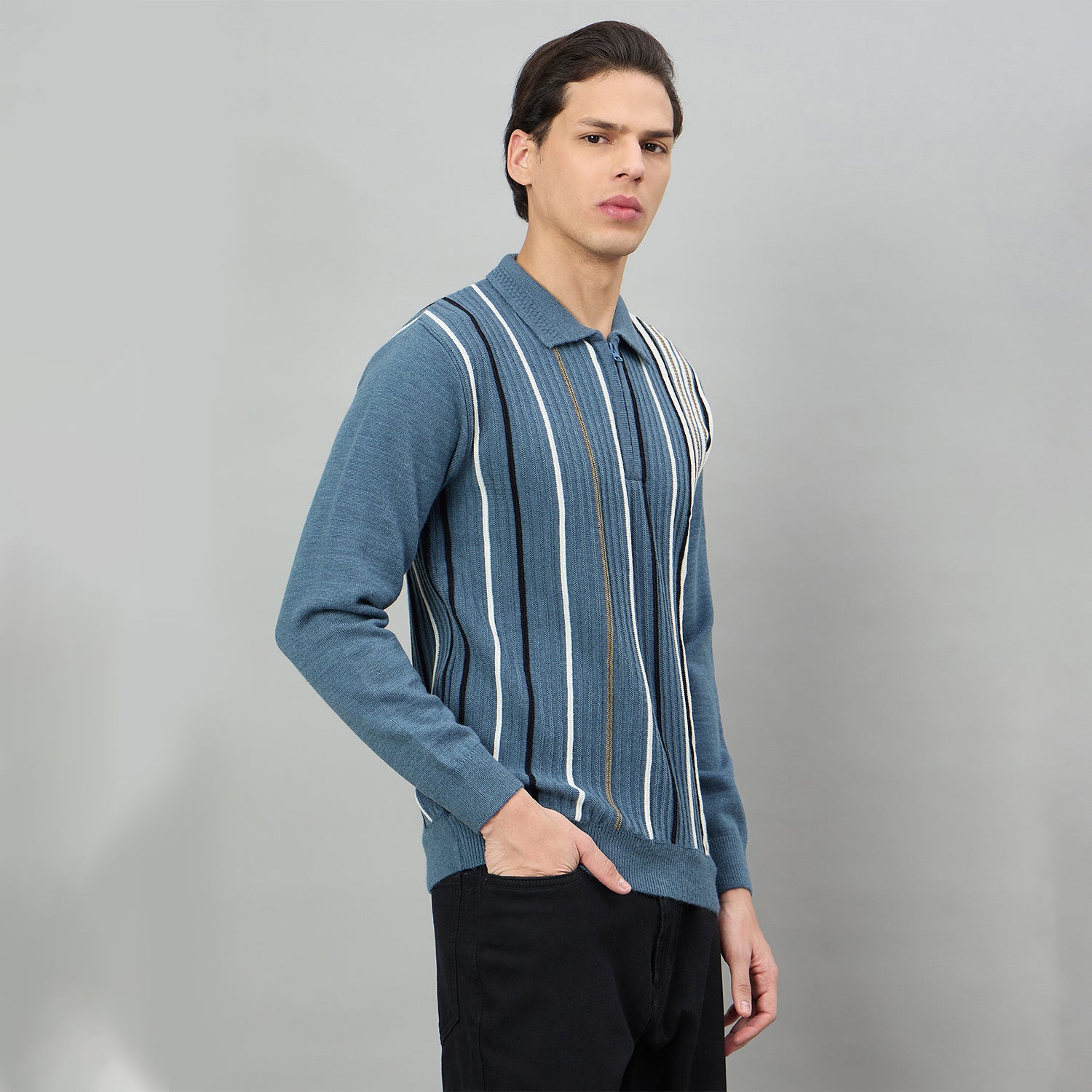 Duke Urban Men Full Sleeve Slim Fit Sweater (SDS2341)