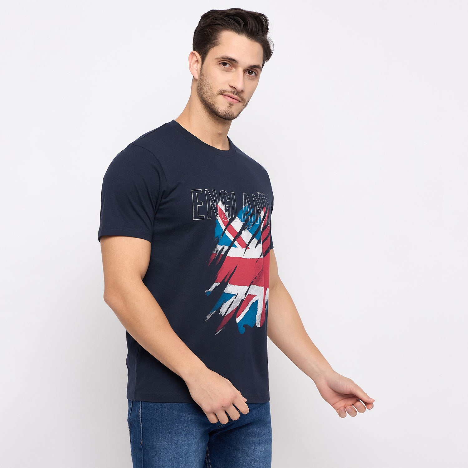 Duke Urban Men Half Sleeve Cotton T-Shirt (MLF7223)