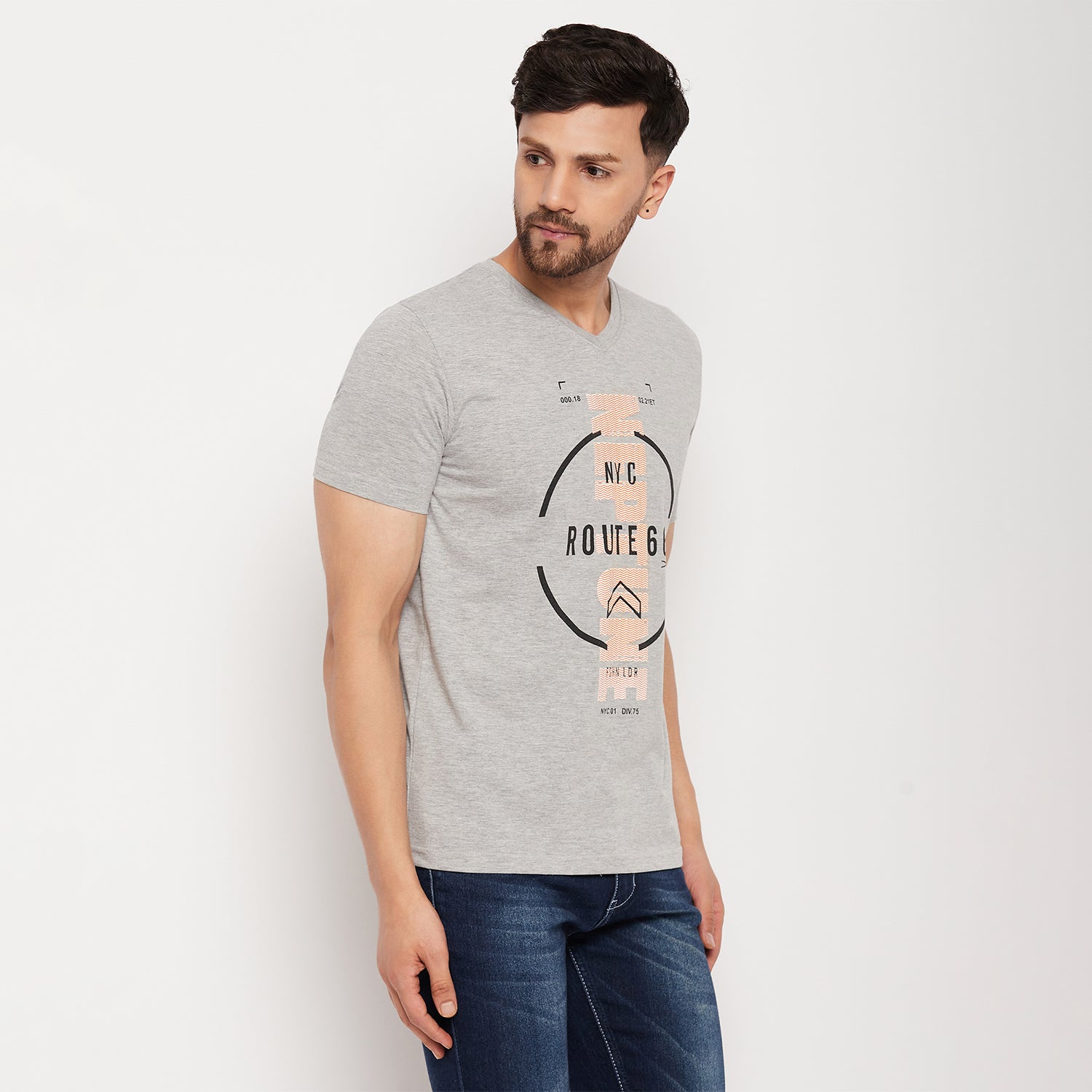 Duke Stardust Men Half Sleeve Cotton T-shirt (1102)