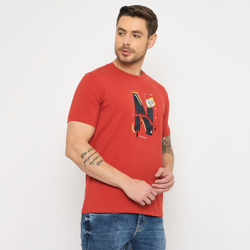 Duke Urban Men Half Sleeve Cotton Tshirt (LF7439)