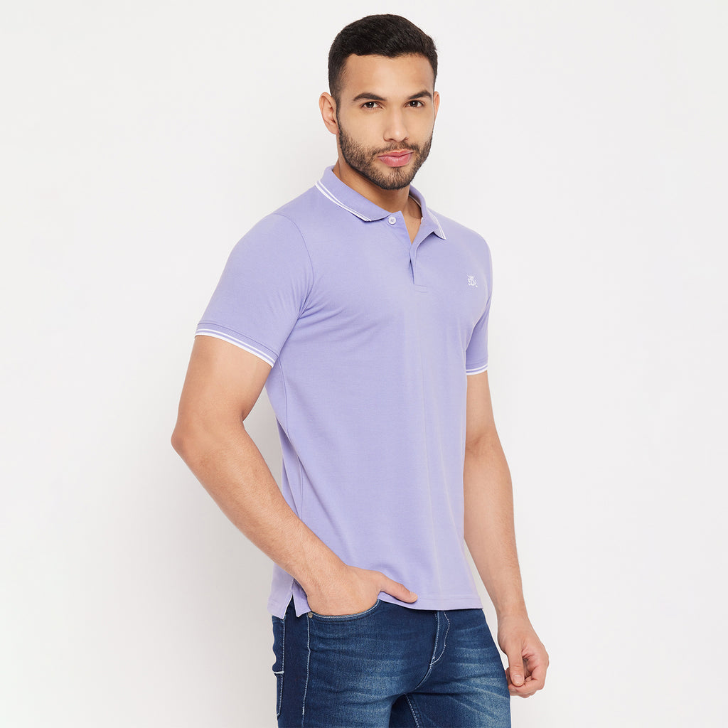 Duke Stardust Men Half Sleeve Polo Neck Cotton T-shirt (LF5890)