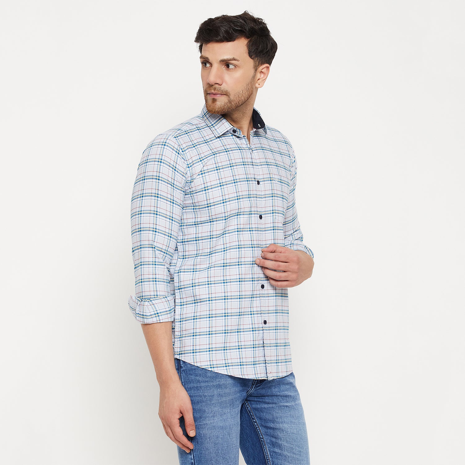 Duke Urban Men Full Sleeve Cotton Shirt (SDO5CKOR)