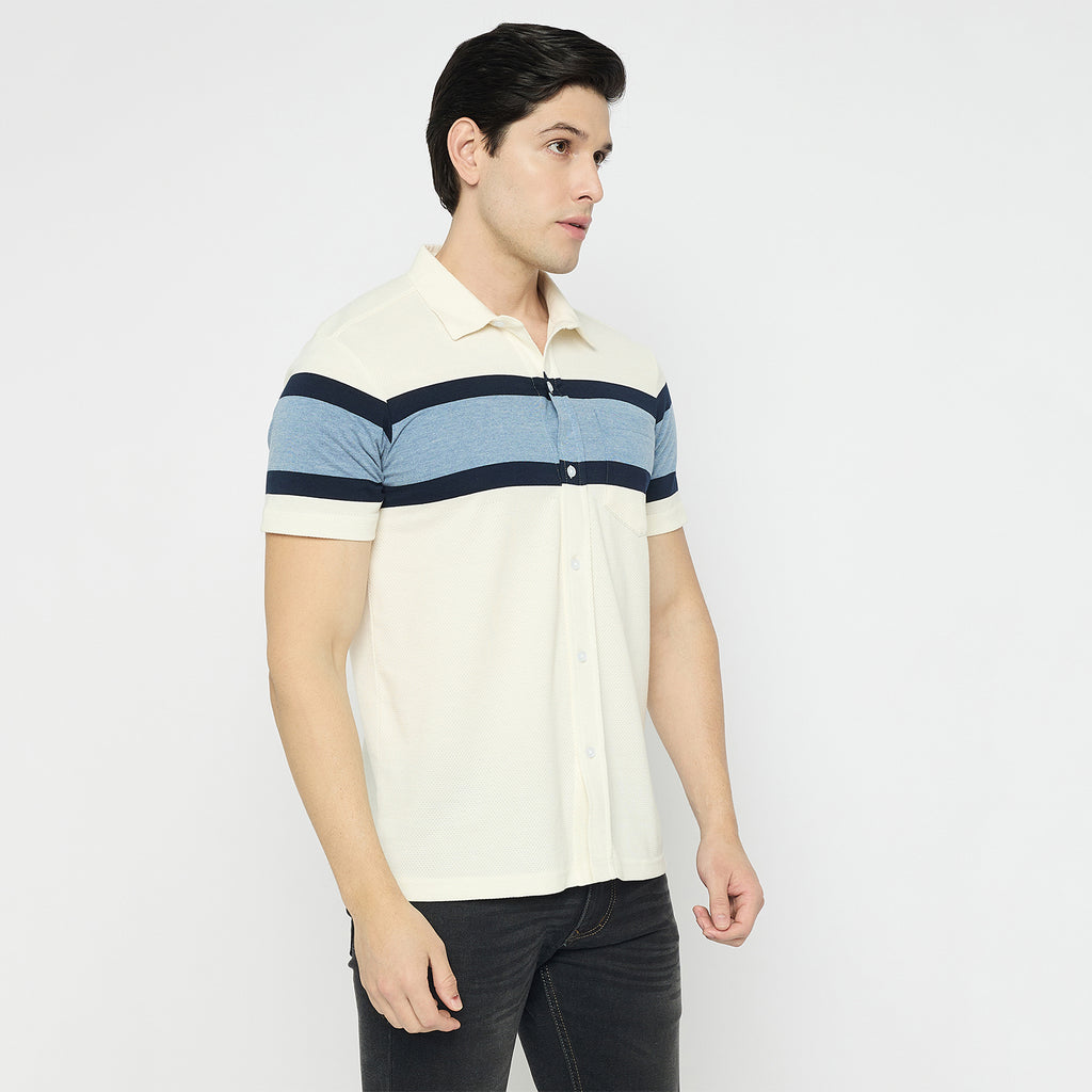 Duke Urban Men Half Sleeve Cotton Shirt (LF7661)