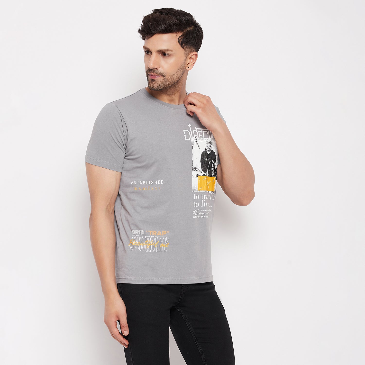 Duke Stardust Men Round Neck Half Sleeve Cotton T-shirt (1023)