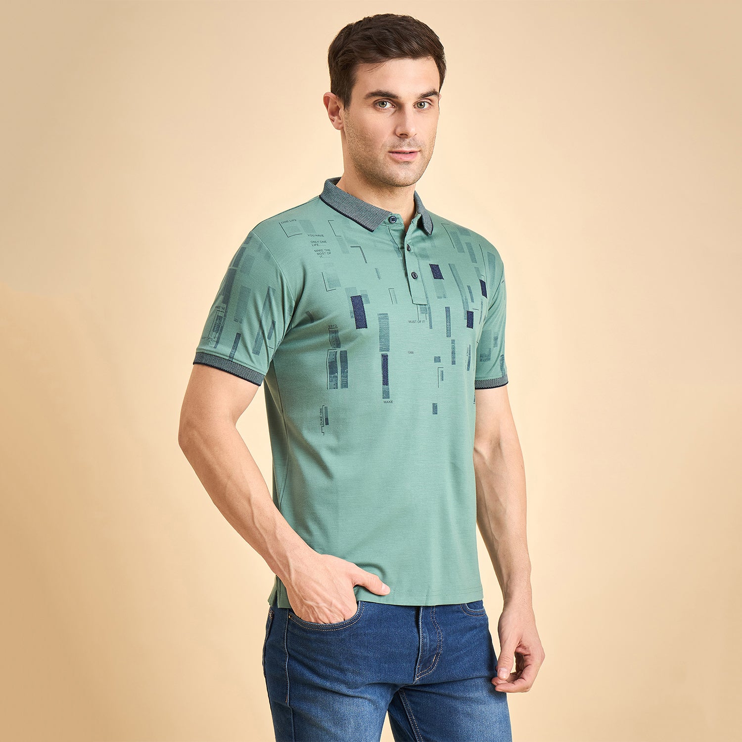 Duke Urban Men Half Sleeve Cotton Polo Tshirt (ON3170)