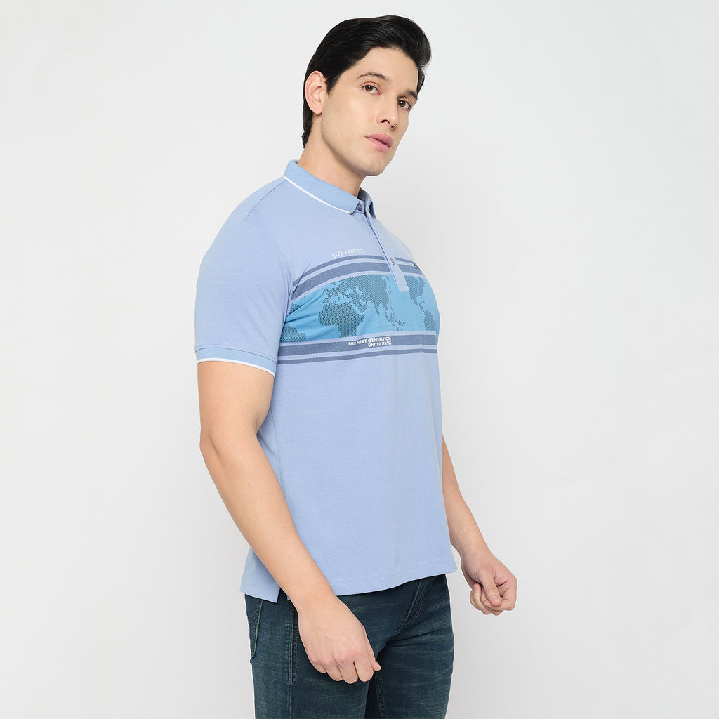 Duke Urban Men Half Sleeve Cotton Polo Tshirt(LF7167)