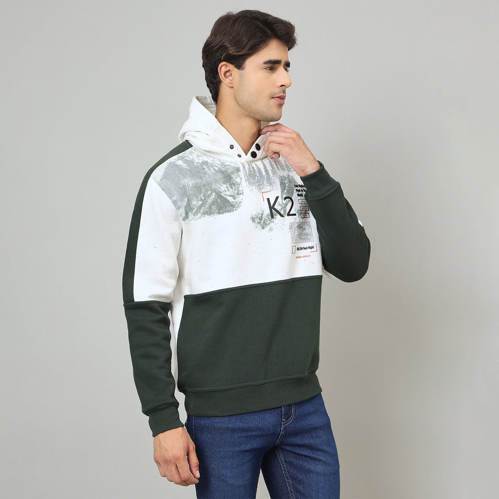 Duke Urban Men Hooded Regular Sweatshirt (LF6354)