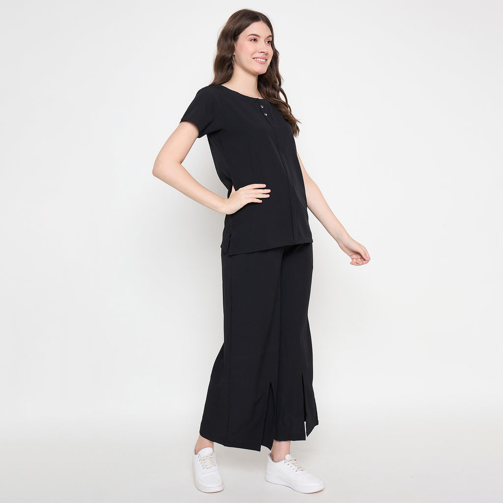 Duke Urban Women Half Sleeve Top & Palazzo Set (LFX7812)