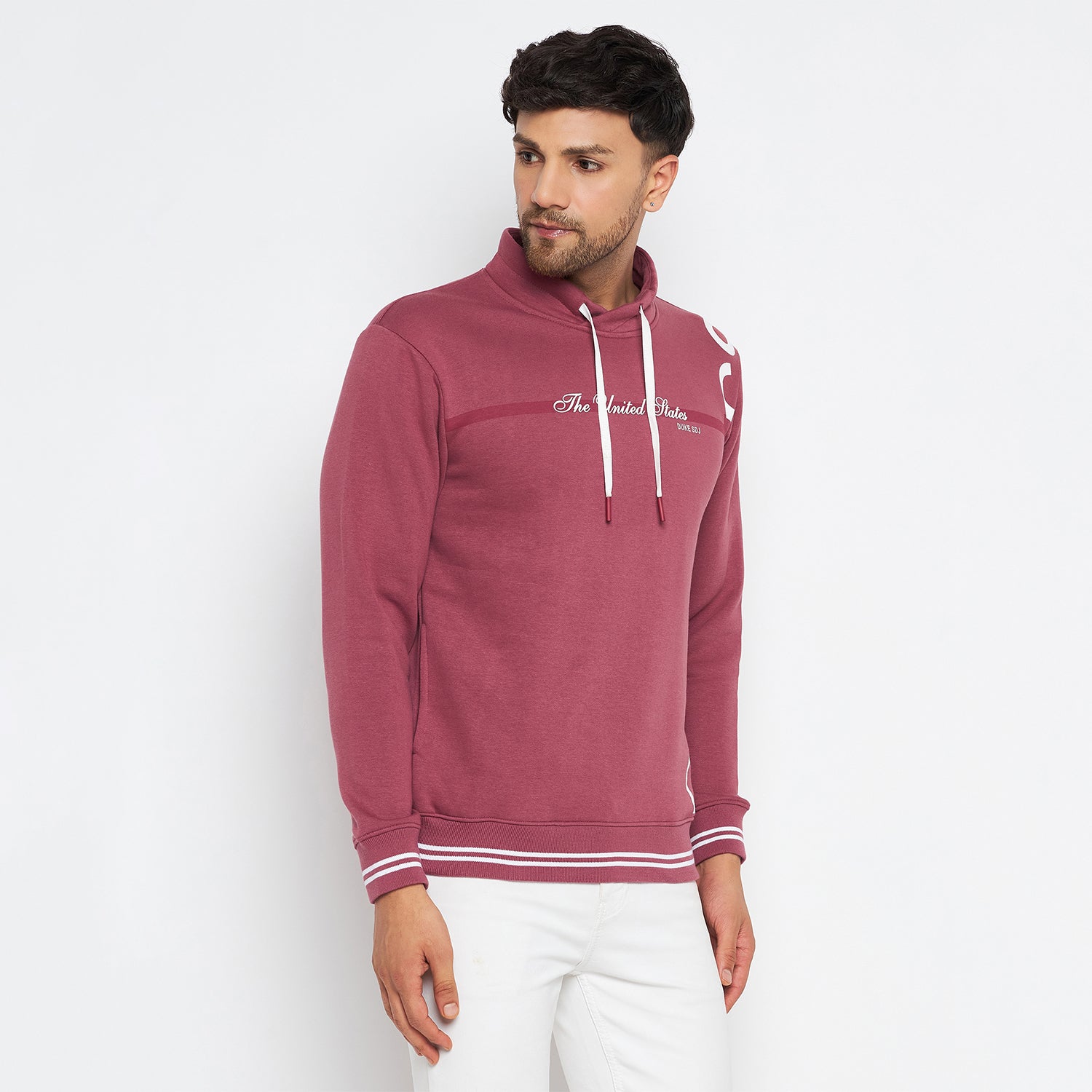 Duke Urban Men Cowl Neck Sweatshirt (LF6153)