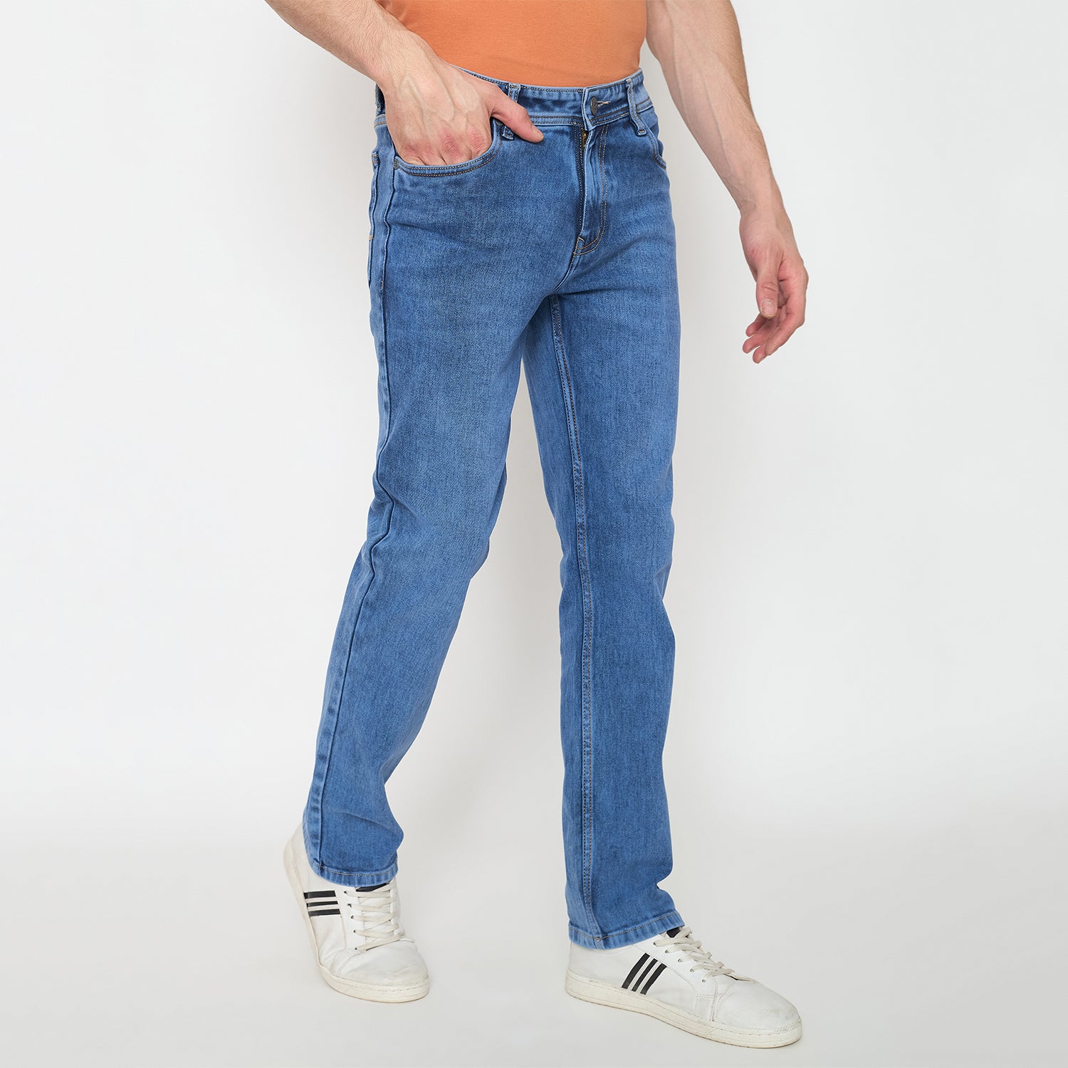 Duke Urban Men Comfort Fit Stretchable Jeans (SDD5844C)