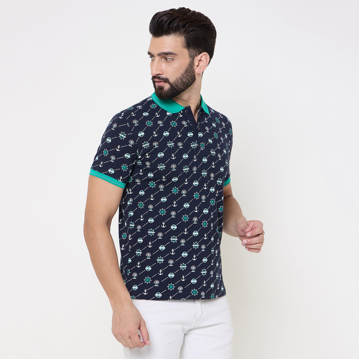 Duke Urban Men Half Sleeve Cotton Tshirt (LF7239)