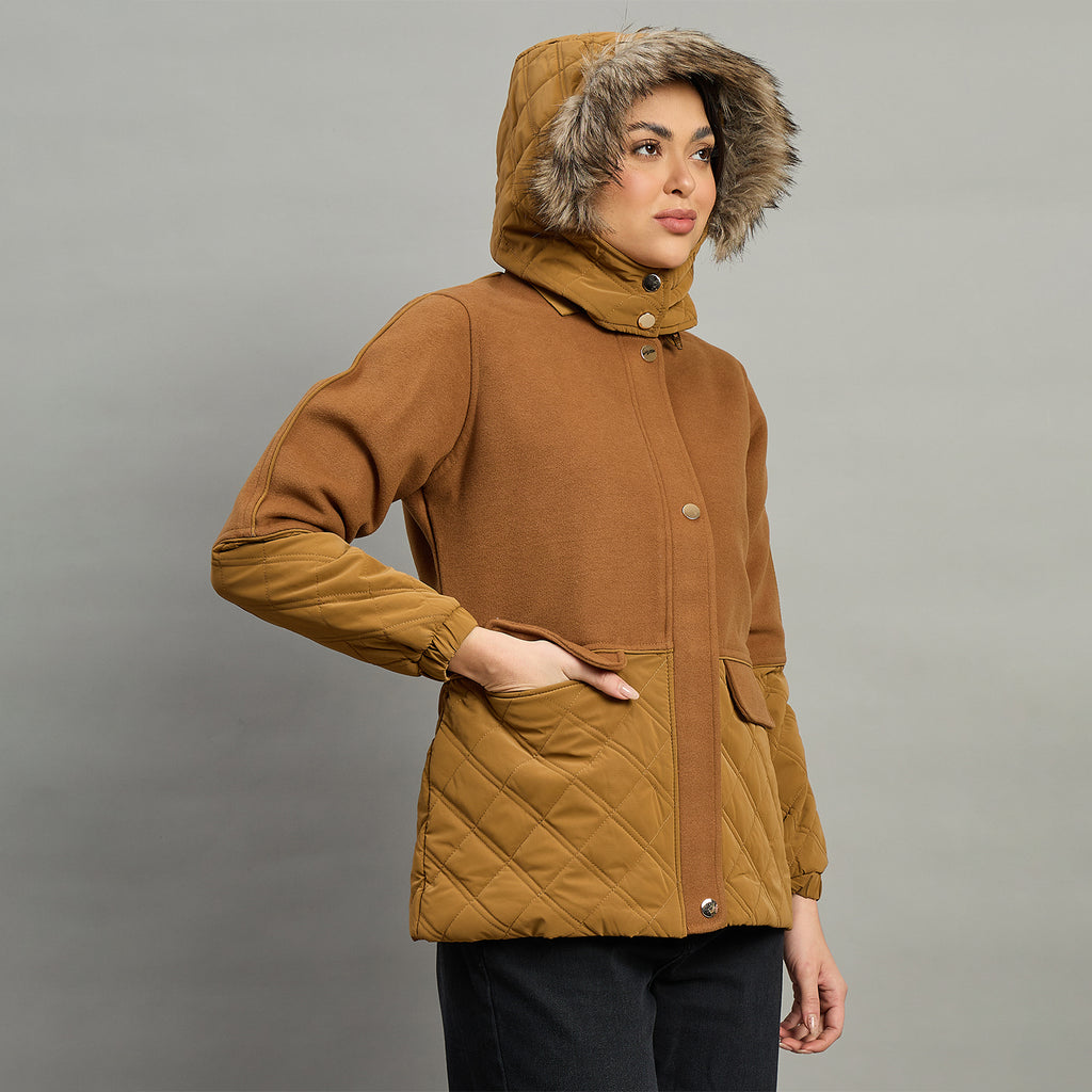 Duke Urban Women Short Style Full Sleeve Hooded Jacket (SDZ4139)