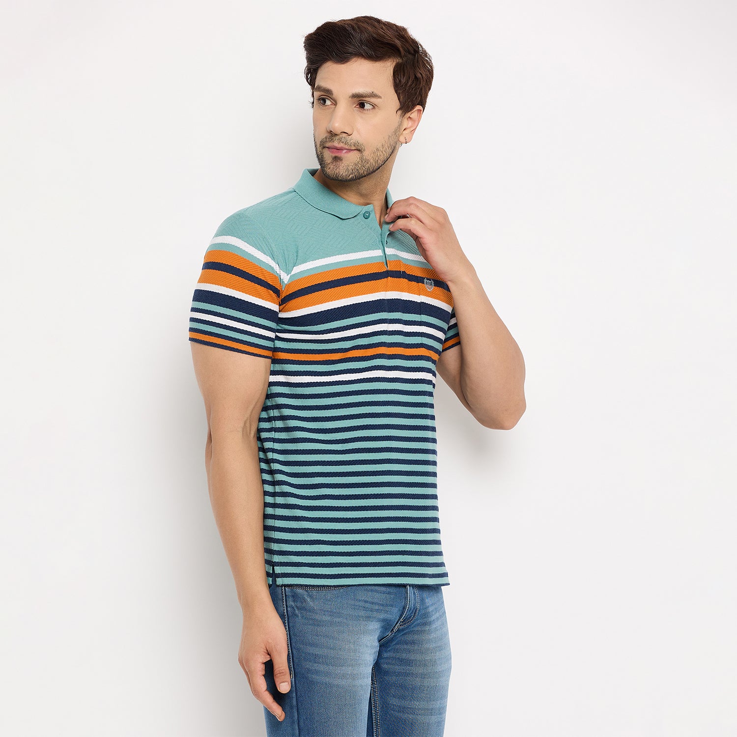 Duke Stardust Men Half Sleeve Cotton T-shirt (LF7216)
