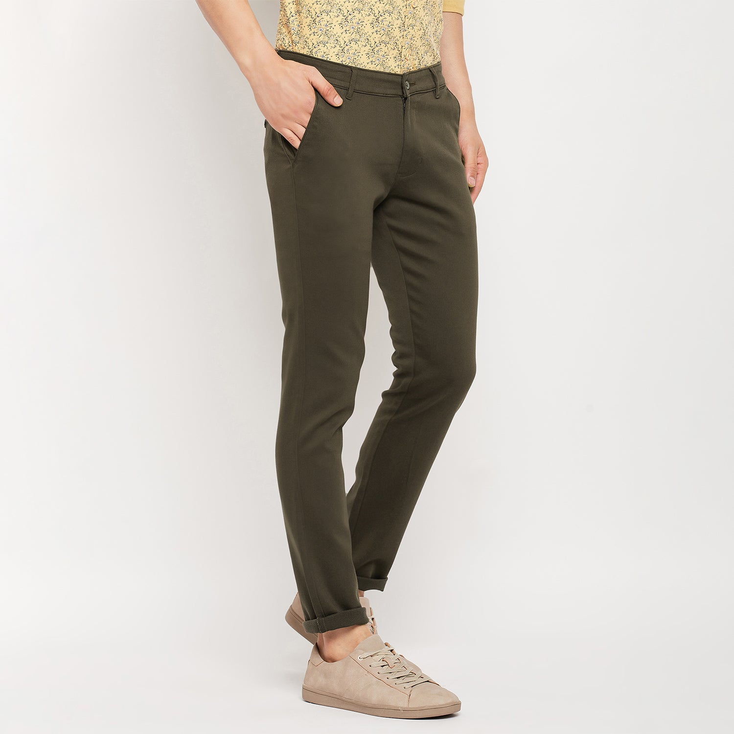 Duke Urban Men Slim Fit Cotton Trousers (SDT4581)