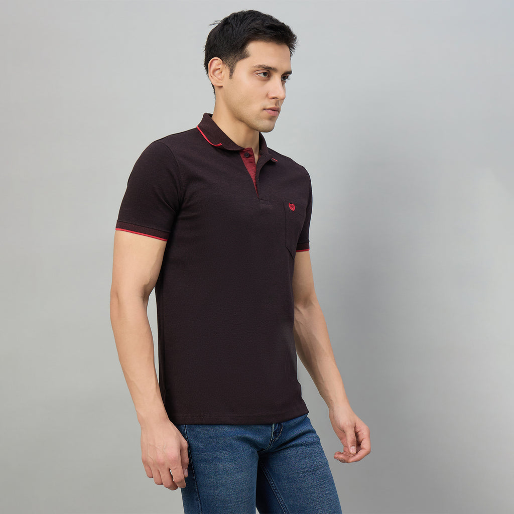 Duke Men Half Sleeve Cotton Smart Fit Casual T-shirt (SD74)