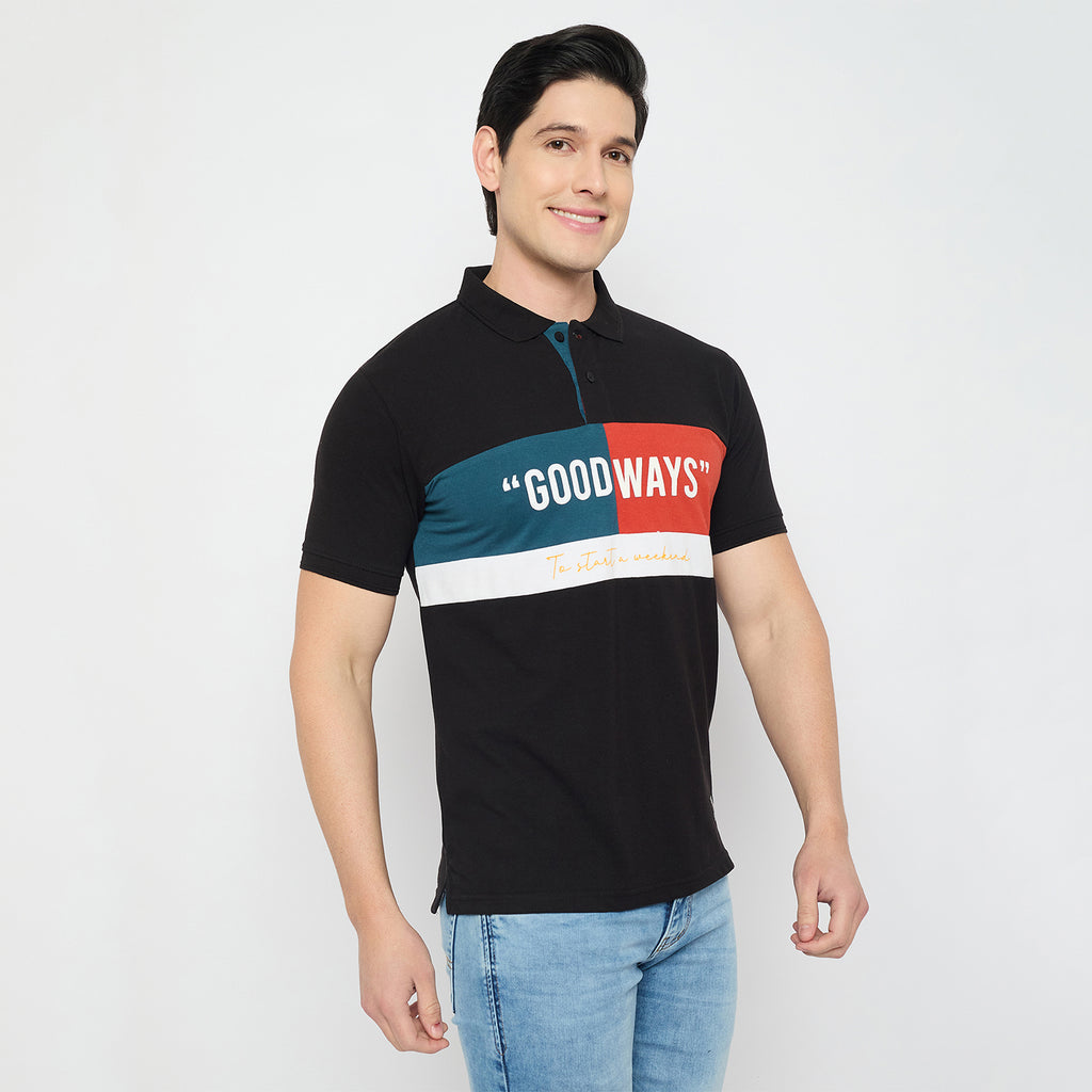 Duke Urban Men Half Sleeve Cotton Polo Tshirt (LF7397)