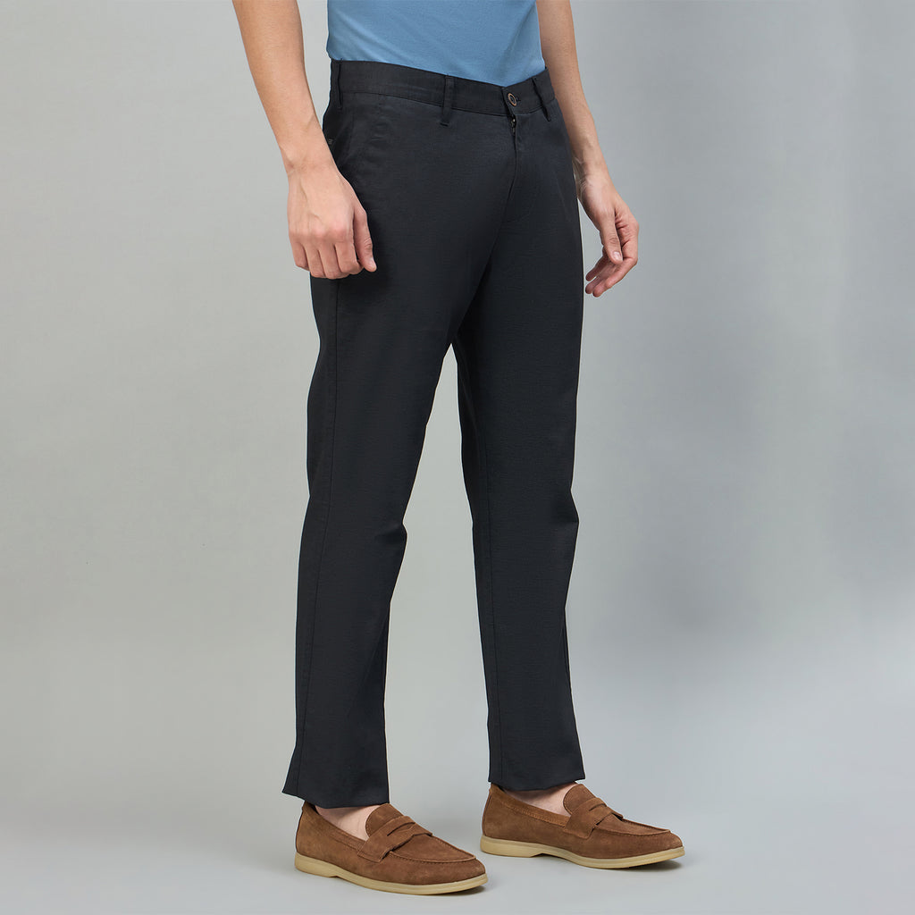 Duke Urban Men Flatfront Narrowfit Non-denim Casual Trouser (SDT4647)