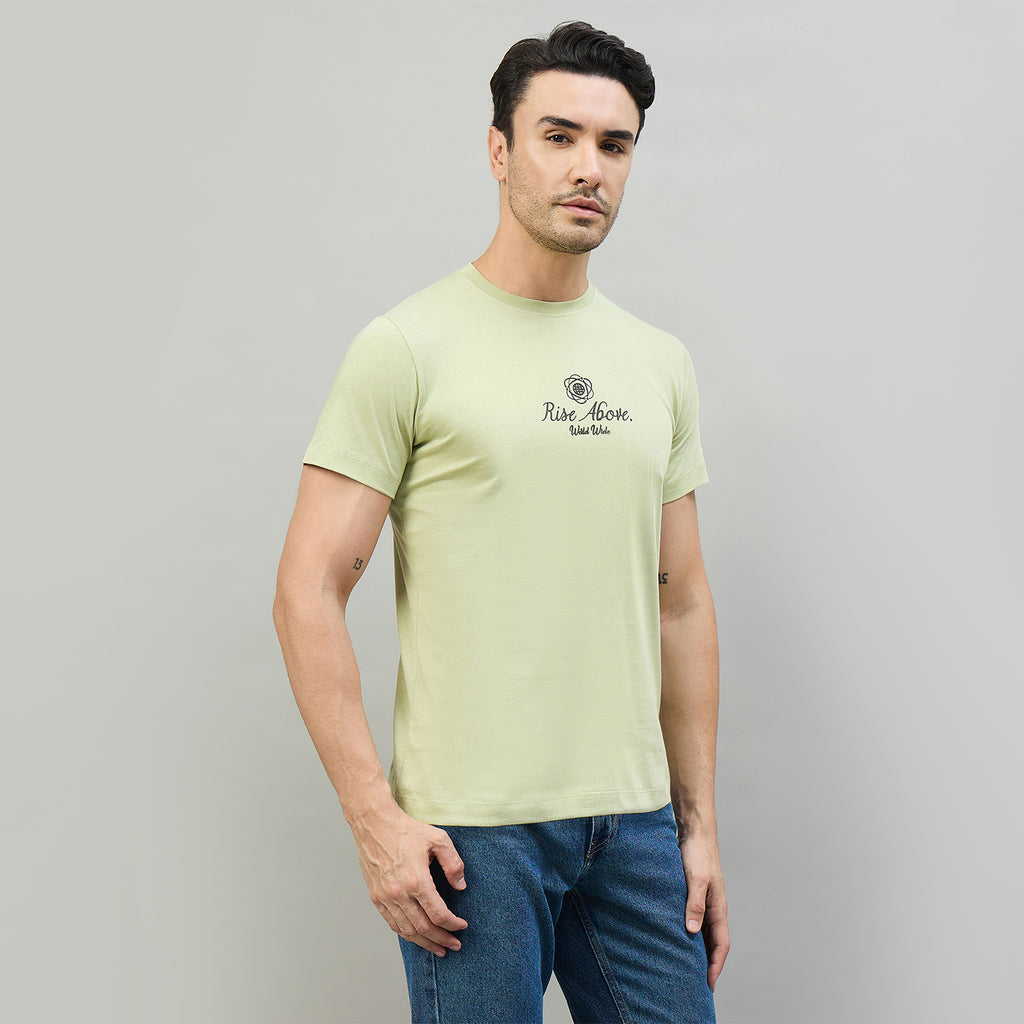 Duke Urban Men Half Sleeve Cotton Smart Fit Casual T-shirt (LF7861)