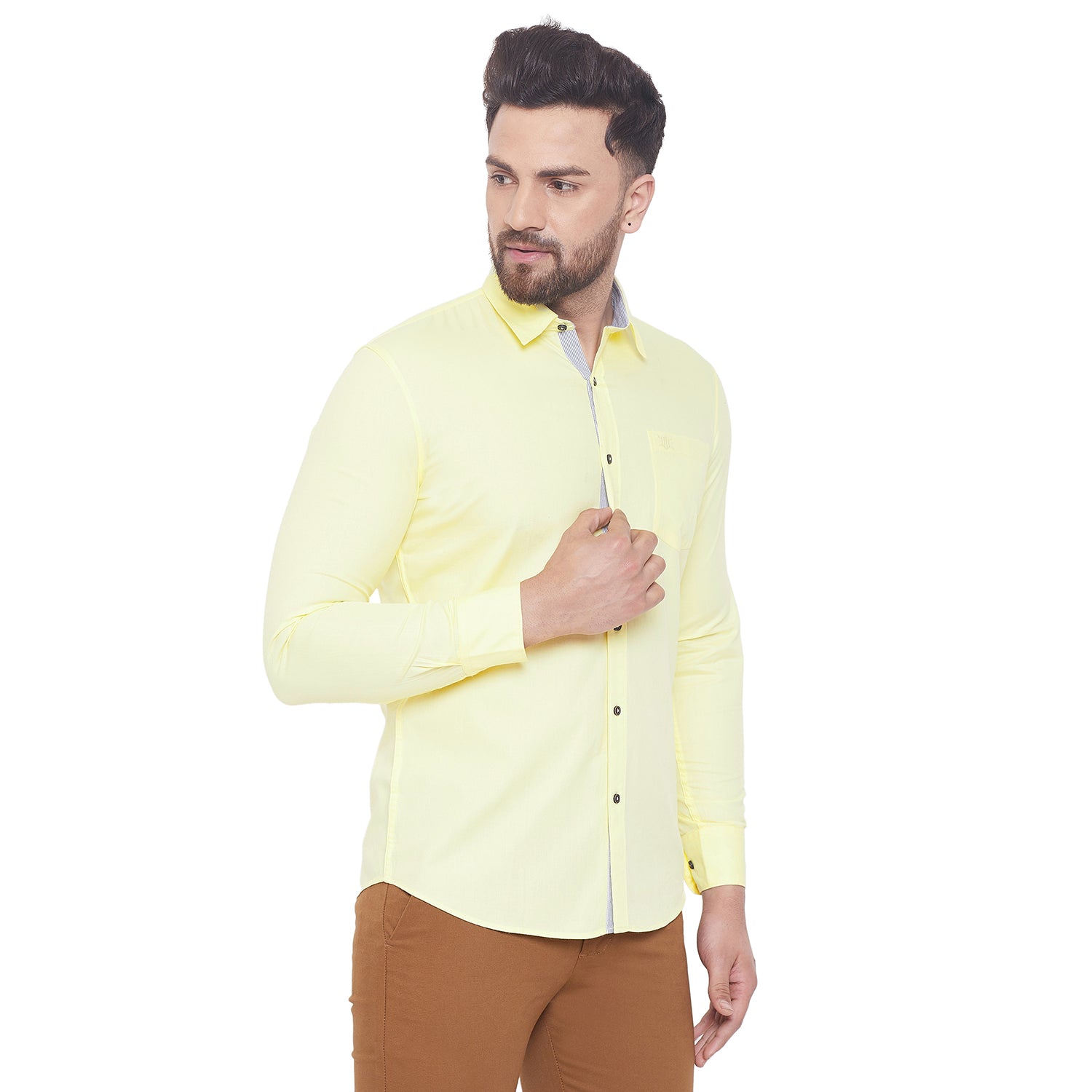 Duke Stardust Men Full Sleeve Cotton Shirt (O88CFEQ)