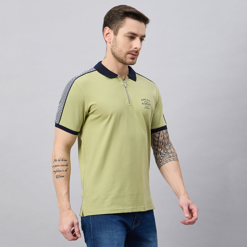 Duke Urban Men Half Sleeve Cotton Polo Tshirt (ON3054)