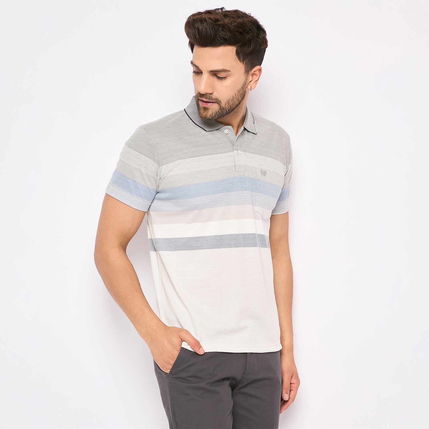 Duke Stardust Men Half Sleeve Cotton T-shirt (LF7280)