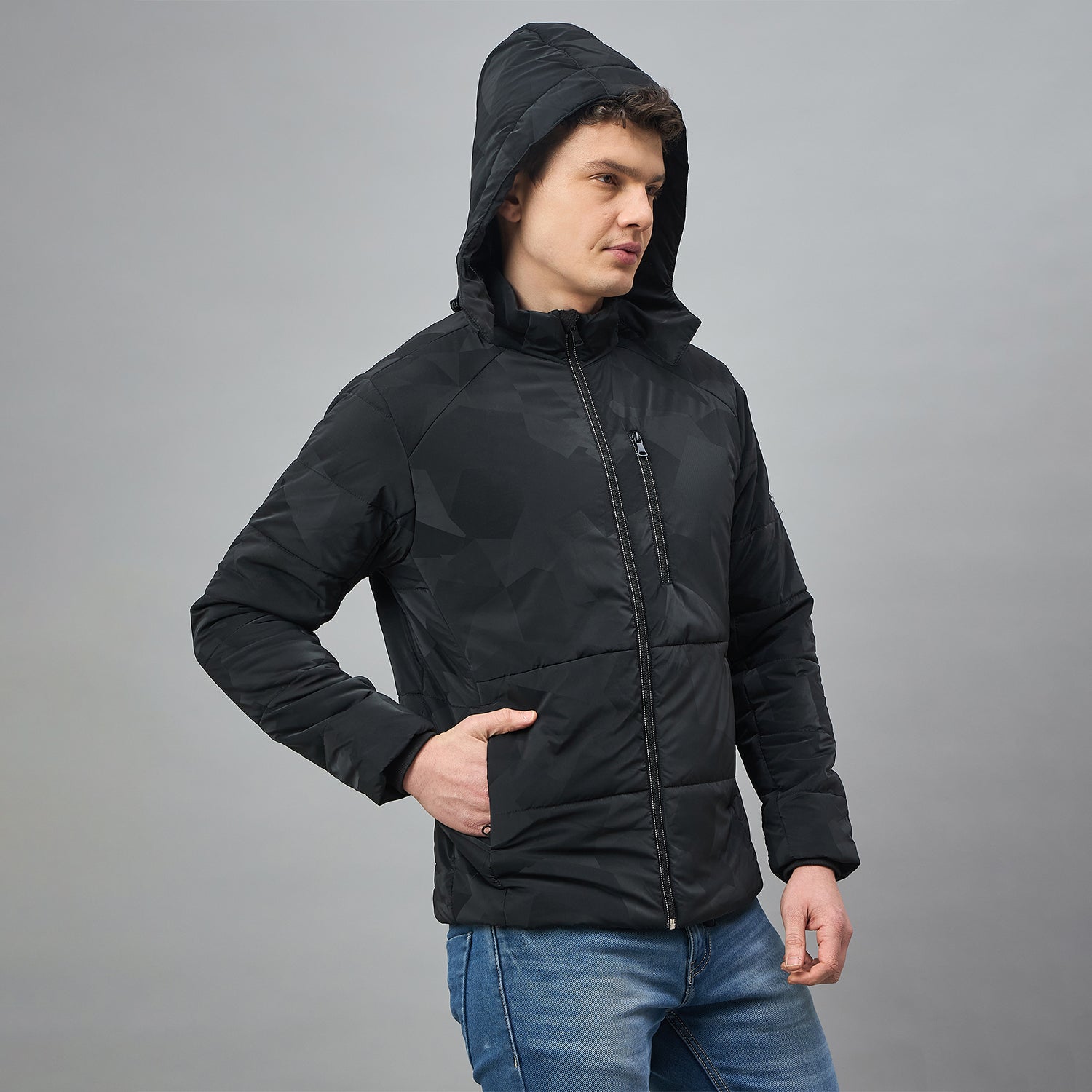 Duke Urban Men Full Sleeve Hooded Regular Jacket (SDZ3124)