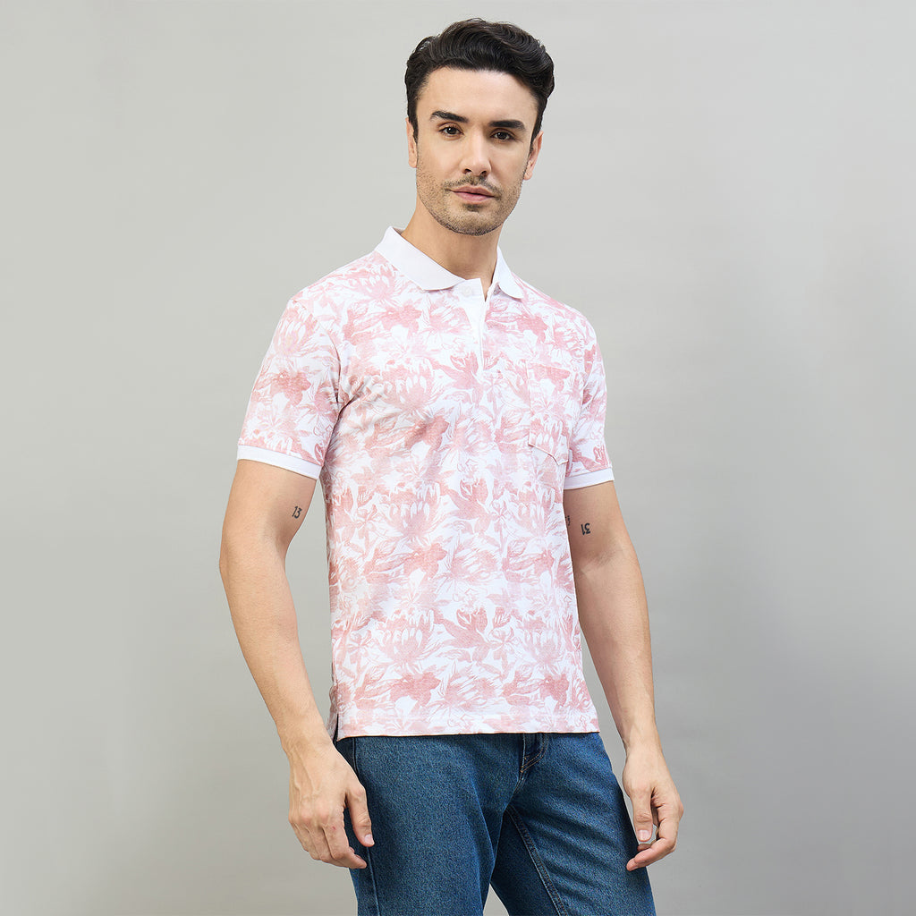 Duke Urban Men Half Sleeve Cotton Smart Fit Casual T-shirt (LF7980)
