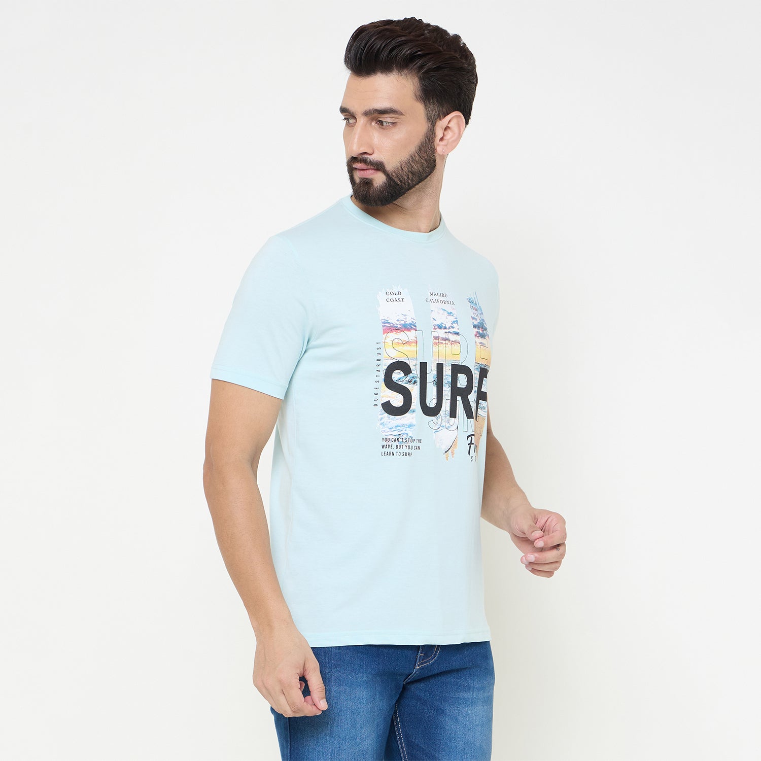 Duke Urban Men Half Sleeve Cotton Tshirt (LF7049)