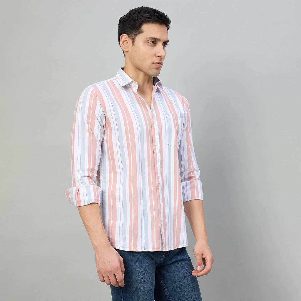 Duke Men Slim Fit Full Sleeve Short Style Cotton Shirt (SDO8STOT)