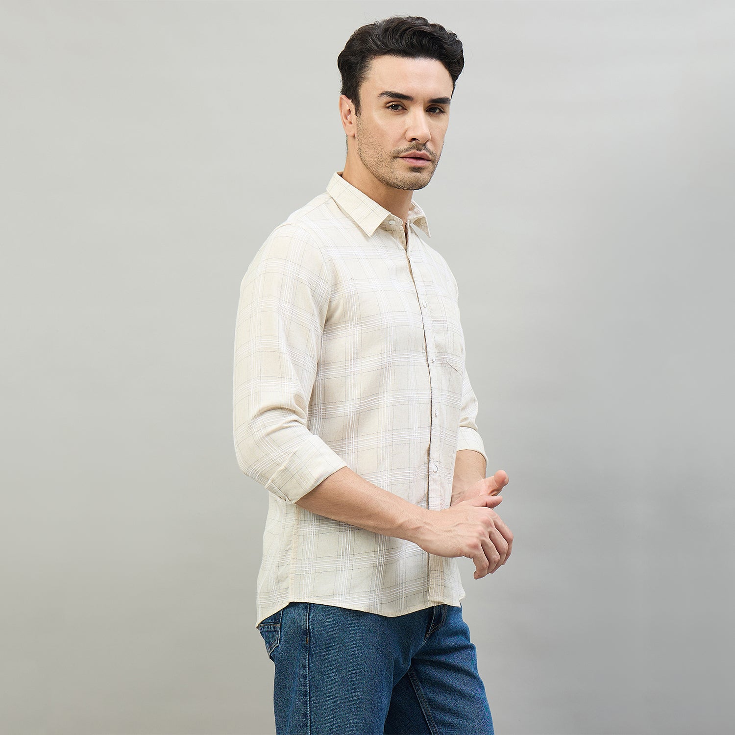 Duke Urban Men Regular Full Sleeve Cotton Shirt (SDO7CKCW)