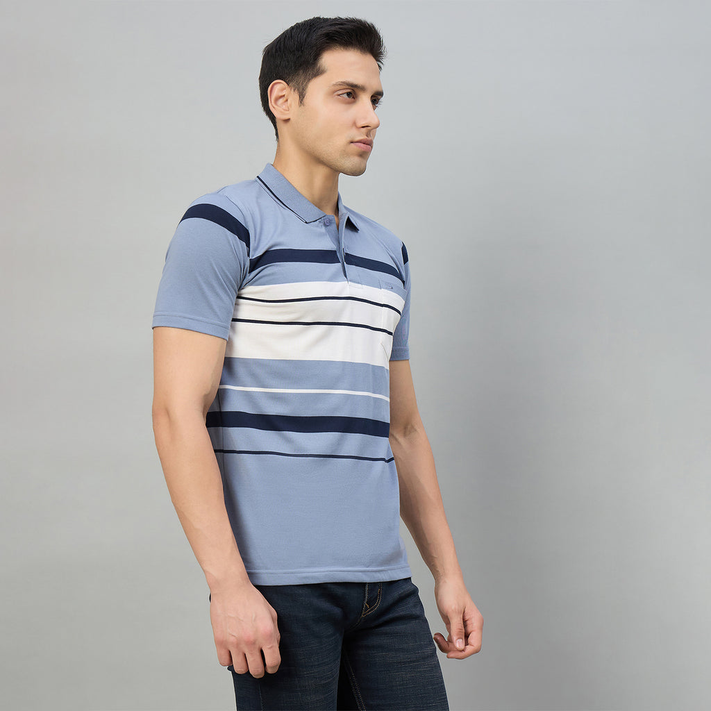 Duke Men Half Sleeve Cotton Regualr Fit Casual T-shirt (MLF1182)