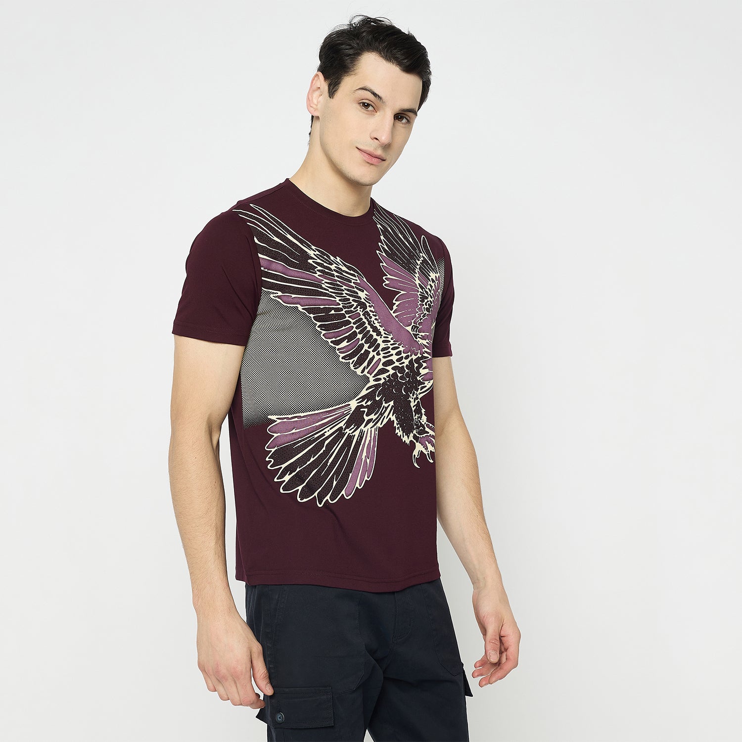 Duke Urban Men Half Sleeve Cotton Round Neck Tshirt (LF7591)