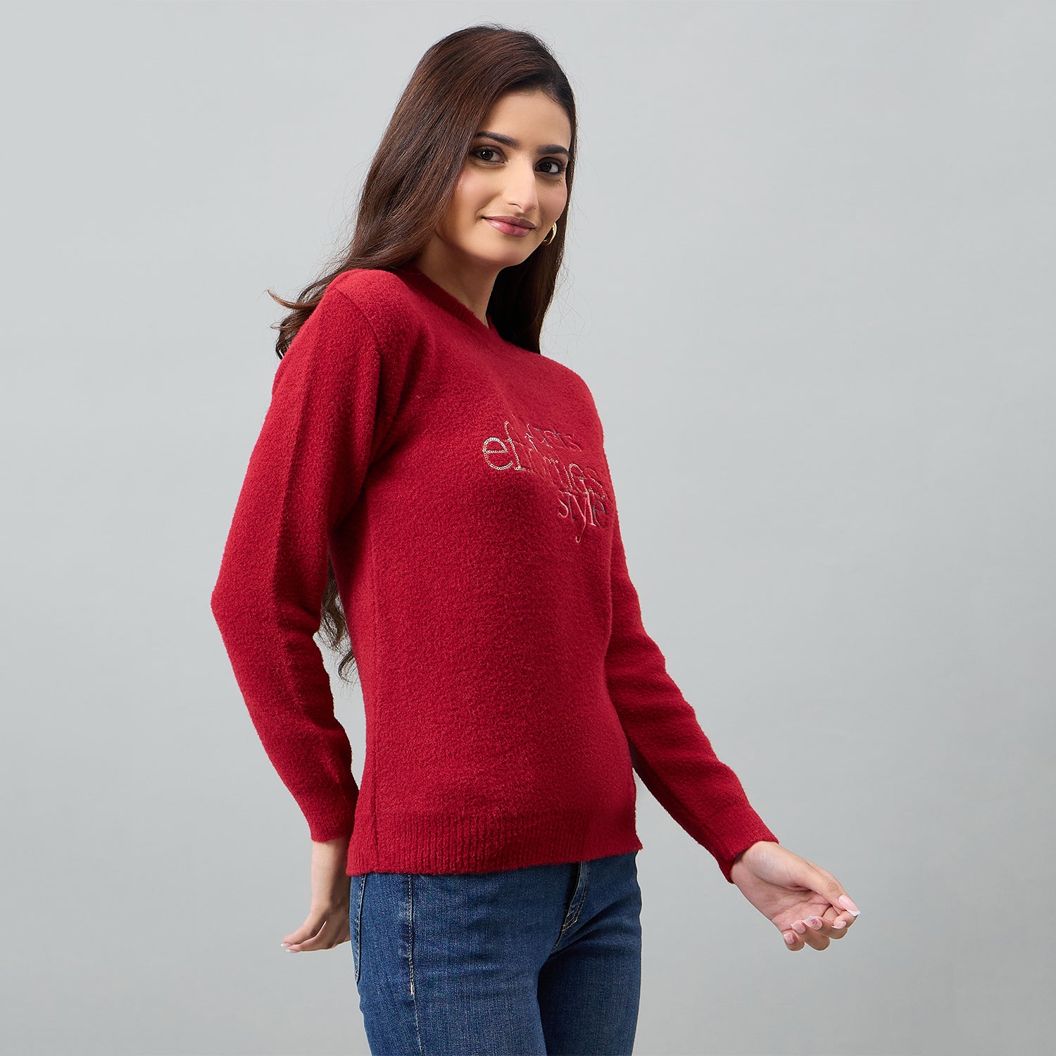Duke Urban Women Full Sleeve RoundNeck Pullover (SDS1408)