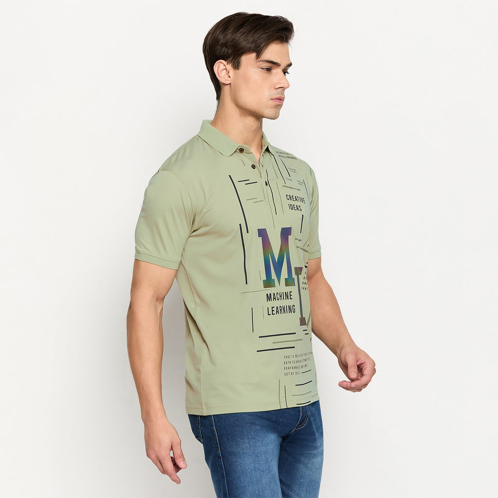 Duke Urban Men Half Sleeve Cotton T-shirt (LF7177)