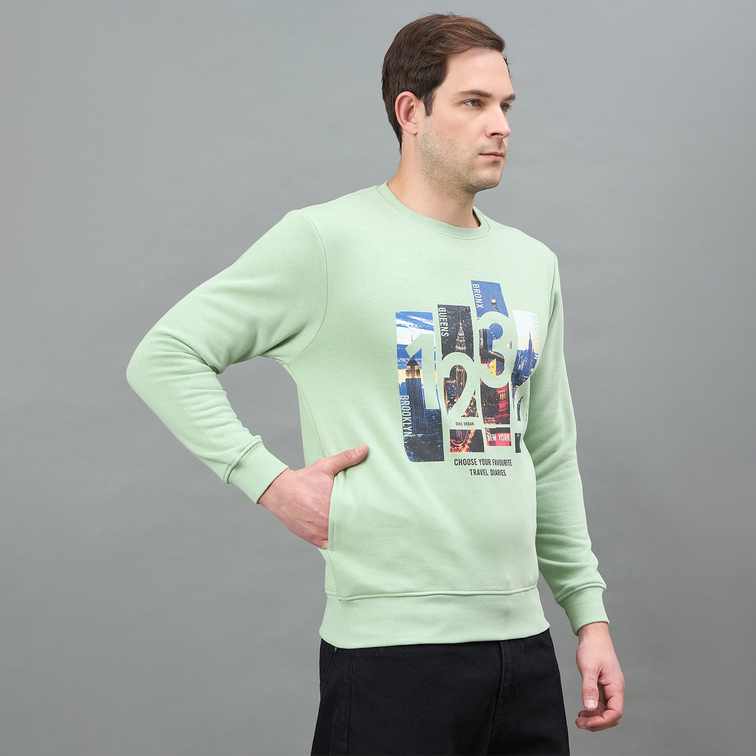 Duke Urban Men Round Neck Full Sleeve Sweatshirt (MLF6342)