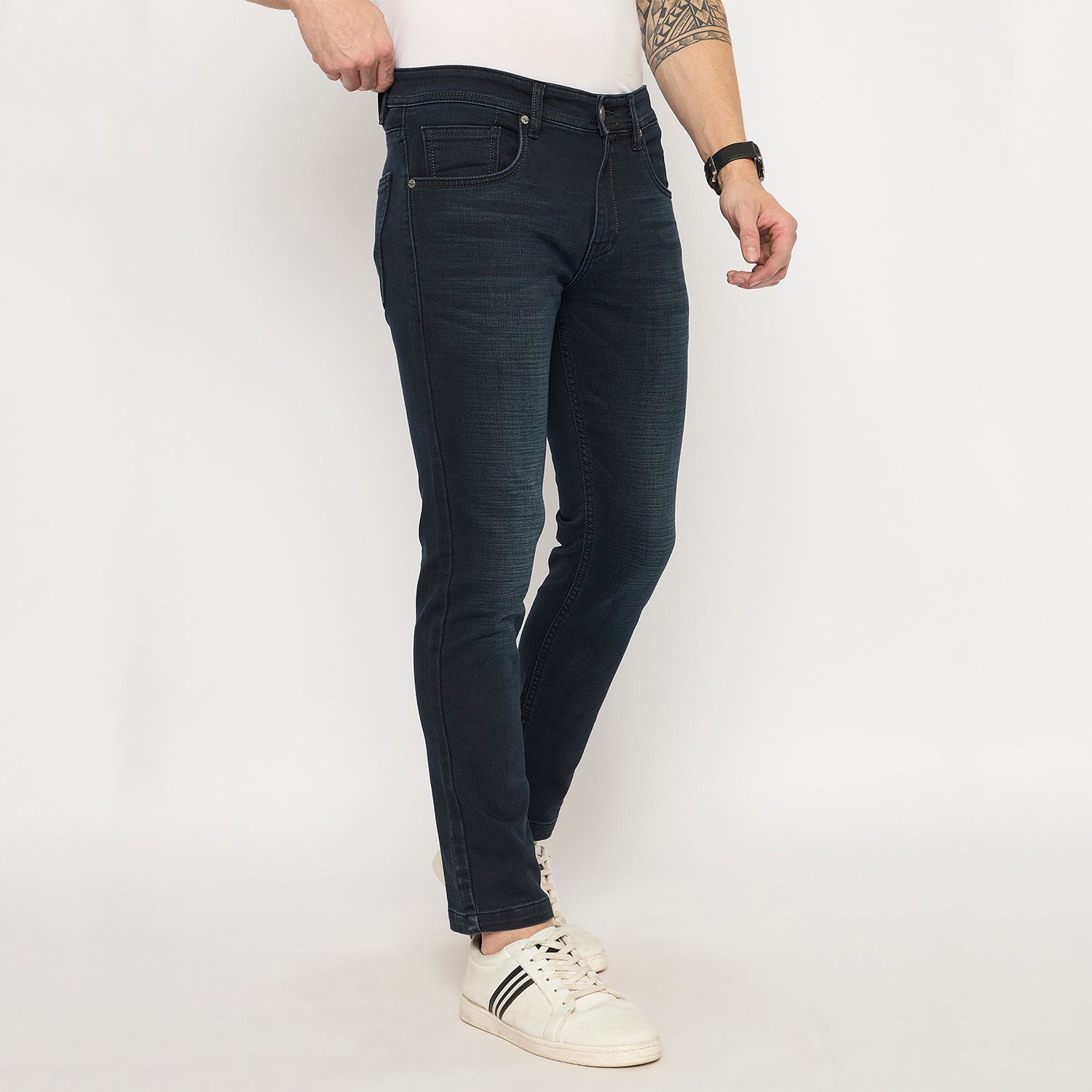 Duke Urban Men Ankle Length Stretchable Jeans (SDD5671A)