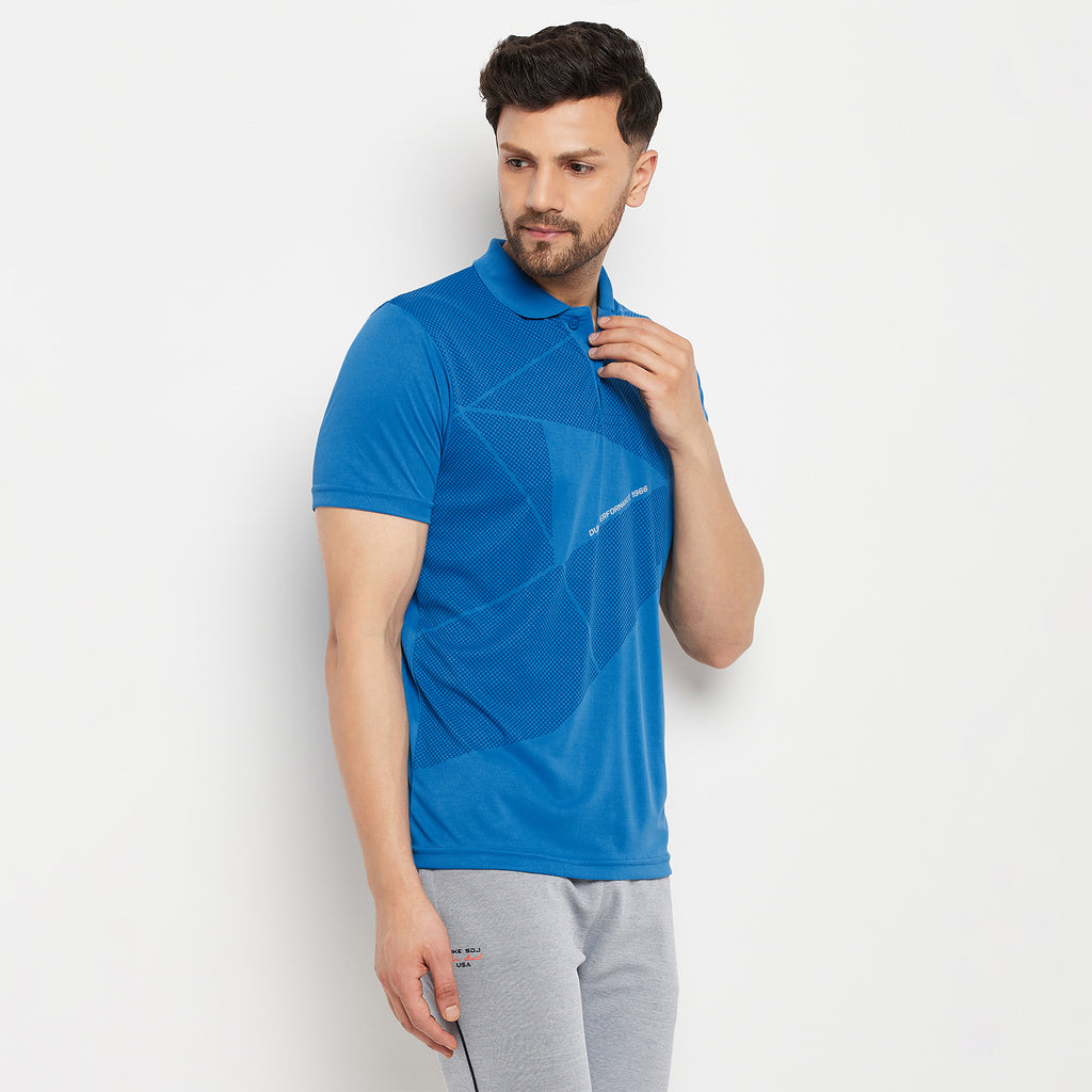 Duke Stardust Men Half Sleeve Polo Neck Cotton T-shirt (GD1213)