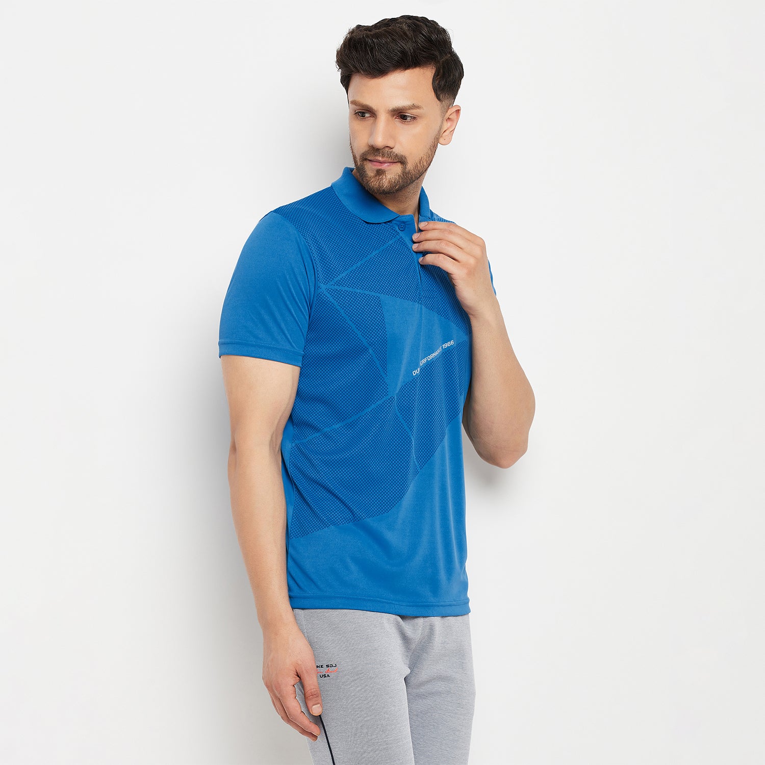 Duke Stardust Men Half Sleeve Polo Neck Cotton T-shirt (GD1213)
